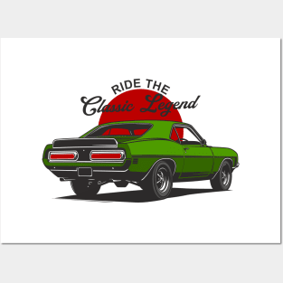 Muscle Cars Ride The Classic Posters and Art